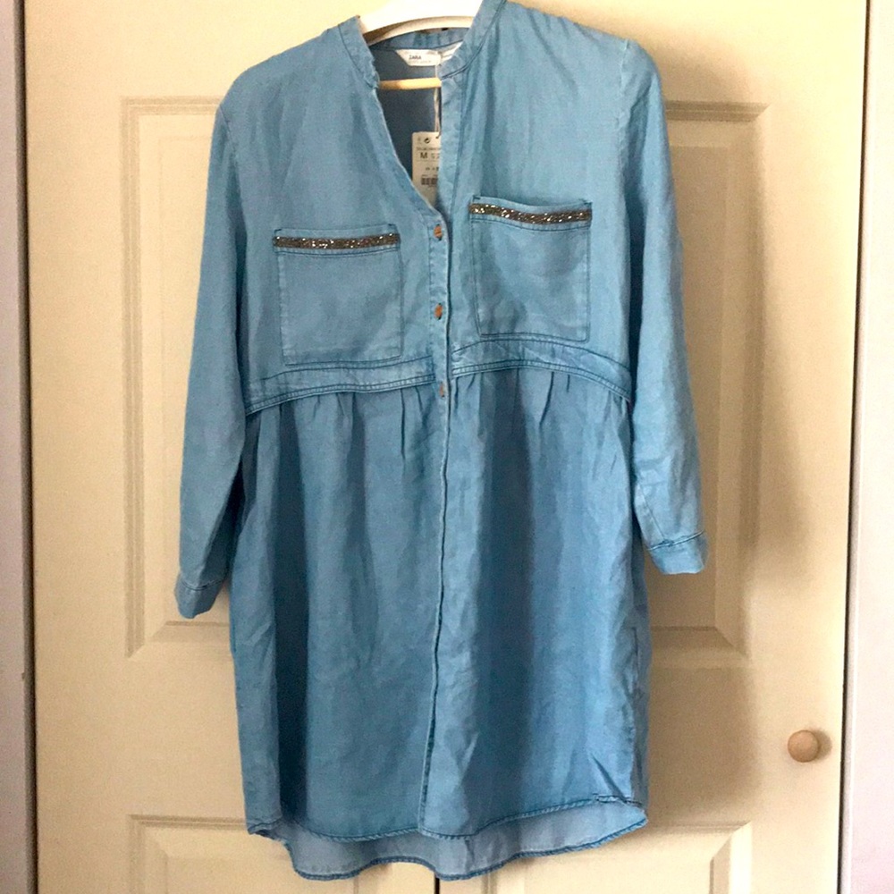 Zara denim tunic